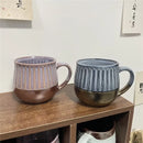 Axyaa Ceramic Ball Cup: Retro Minimalist Coffee Mug for Home and Office