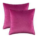 Axyaa Velvet Throw Pillow Cover Set for Sofa Bedroom, Modern Gift Pillowcase