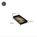 Axyaa White Square Jewelry Tray with Handle - Stylish Storage and Decor Tray