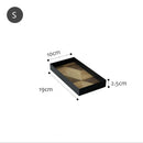 Axyaa White Square Jewelry Tray with Handle - Stylish Storage and Decor Tray