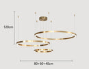 Axyaa Dining Room Ceiling Chandelier - Modern Hanging Pendant Light for Indoor Living Room Lighting