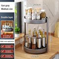 Axyaa Rotating Seasoning Storage Organizer Shelf