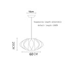 Axyaa Designer Silk LED Pendant Lamp for Home and Hospitality Lighting
