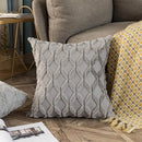 Axyaa Plush Pillow Cover 45x45cm Cozy Cushion for Home Living Room Sofa