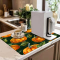 Axyaa Halloween Head Kitchen Absorbent Mat - Antiskid & Quick Dry Dish Drying Mat
