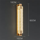 Axyaa Modern Crystal Wall Lamp - LED Indoor Lighting for Home Decor