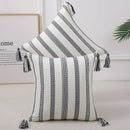 Axyaa Striped Luxury Cushion Cover 45x45cm 50x50, Decorative Throw Pillowcase for Home