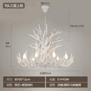 Axyaa Deer Horn Chandelier for Retro Living Room Decor
