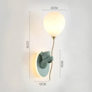 Axyaa Pink Balloon Wall Light - Minimalist Children's Room Lamp