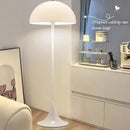 Axyaa White Floor Lamp for Study Living Room, Bedroom - LED Mushroom Table Light