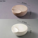Axya Creative Ceramic Dessert Plate Set for Molecular Cooking and Molecular Gastronomy