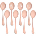 Axyaa Stainless Steel Slotted Spoon Set - Multicolored Big Soup Flatware Kit
