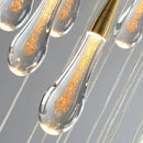 Axyaa Crystal Meteor Shower Pendant Lights - Affordable Luxury LED Lamp
