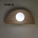 Axyaa Nordic LED Wall Lamp Modern Round Design for Bedroom Home Decor