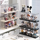 Axyaa Acrylic Doll Display Rack Stacktable | Transparent Toy Storage Box