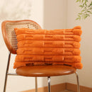 Axyaa Winter Rabbit Hair Cushion Cover Set - Cozy Halloween Pillowcases