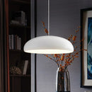 Axyaa Round LED Pendant Chandelier, Aluminum Lampshade, Modern Nordic Design