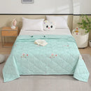 Axyaa Summer Cool Quilt: Washable Thin Cotton Single Double Quilt