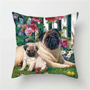 Axyaa Pet Dogs Cartoon Style Pillow Case Home Decor Cushion Sofa Square Pillowcase
