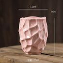Axyaa Retro Ceramic Pleated Mug for Coffee and Milk Drinking
