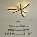 Modern Acrylic LED Ceiling Lamp by Axyaa - Dandelion Design Dining Room Light