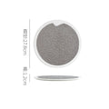 Axyaa Solid Color Pearl Dot Ceramic Sushi Dessert Steak Plate Set for Molecular Cuisine