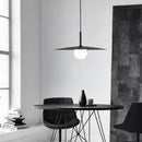 Axya UFO Iron Pendant Light: Nordic Minimalist Indoor Chandelier