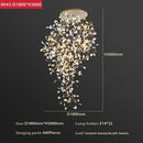 Axyaa Modern Ginko Leaves Chandeliers - Luxury Designer Living Room Staircase Lighting