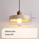 Travertine Pendant Lamp by Axyaa - Modern Hanging Light Fixture for Kitchen Living Room