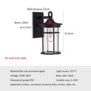 Axyaa Outdoor Wall Lamp: Waterproof, Rust-Proof, Creative Courtyard Light