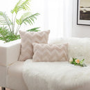 Axyaa Nordic Wavy Pattern Soft Throw Pillow Case Luxury Cushion Cover - Home Decoration