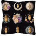 Axyaa Ramadan Floral Crescent Moon Fasting Lamp Pillowcase