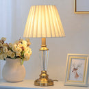 Axyaa Crystal Table Lamp | Modern Bedroom Bedside Light | European Home Decor