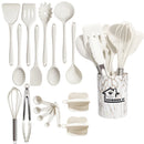 Axyaa Silicone Kitchen Utensils Set - Non-stick Heat Resistant Cooking Tools