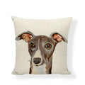 Axyaa Black White Dog Cushion Covers - Home Decor Pillow Cases