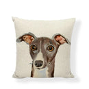 Axyaa Black White Dog Cushion Covers - Home Decor Pillow Cases