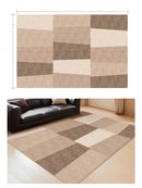 Axyaa Retro Style Large Area Rug, Soft Fluffy Living Room Bedroom Carpet
