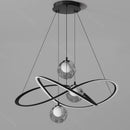 Axyaa Modern LED Pendant Chandeliers for Living Room and Dining Room