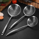 Axyaa Stainless Steel Colander Skimmer Strainer Spoon - Kitchen Utensil