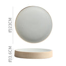 Axyaa Round Ceramic Plate Set for Stylish Dining Experience