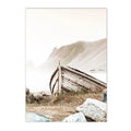 Nordic Whale Canvas Print for Living Room Decor by Axyaa