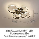 Axyaa LED Ceiling Chandelier: Modern Dimmable Lighting for Home, Living Room, Bedroom