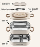 Axyaa Stainless Steel Thermal Lunch Box Set