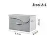 Axyaa Large Capacity Foldable Storage Box: Multi-Purpose Organizer for Clothes, Quilts, and Office Supplies