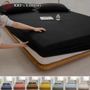 Axyaa Soft Cotton Fitted Sheet - Single to King Sizes Available