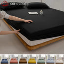Axyaa Soft Cotton Fitted Sheet - Single to King Sizes