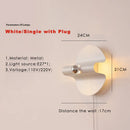 Axyaa Modern Bauhaus LED Indoor Wall Sconce for Stylish Room Decor