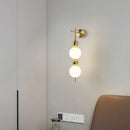 Axyaa Nordic Circle Wall Lamp for Minimalist Bedroom and Living Room