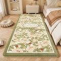 Axyaa Plush Pastoral Bedroom Carpet: Soft & Non-slip Rug for Home Decor