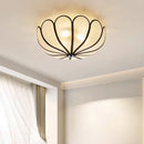 Axyaa Creamy Petals Ceiling Lamp - Nordic Wabi Sabi Bedroom Light